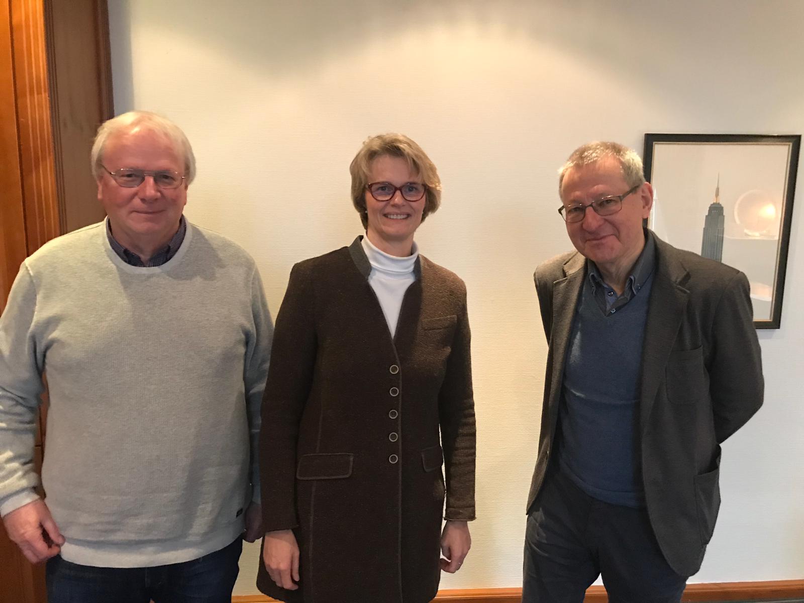 Vertreter der BI Ahaus mit Bundesforschungsministerin Karliczek